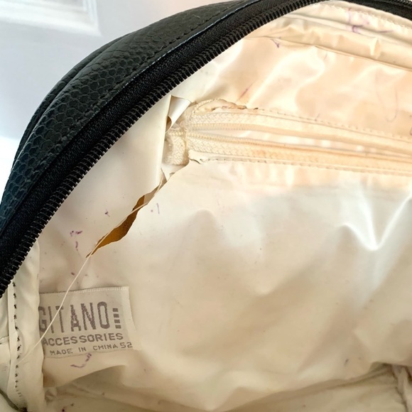 Vintage Gintano purse Striped 90s dome bag y2k 90s tote handbag top satchel - Picture 2 of 7